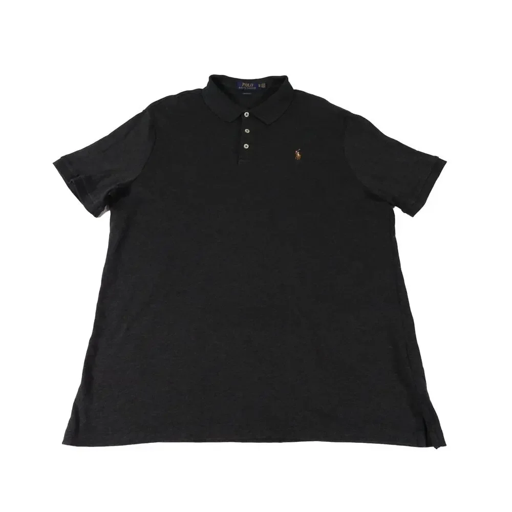 Ralph Lauren Flesh Pony Gray Golf Polo Shirt Men's Classic Fit XL